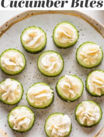 Boursin Cucumber Bites are a quick and easy appetizer that look pretty, taste delicious, and provide some variety from typical party foods. You'll love the contrast of crisp cucumber with creamy garlic- and herb-infused cheese. They can be made up to six hours ahead of time.