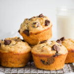 Banana chocolate chip muffins.