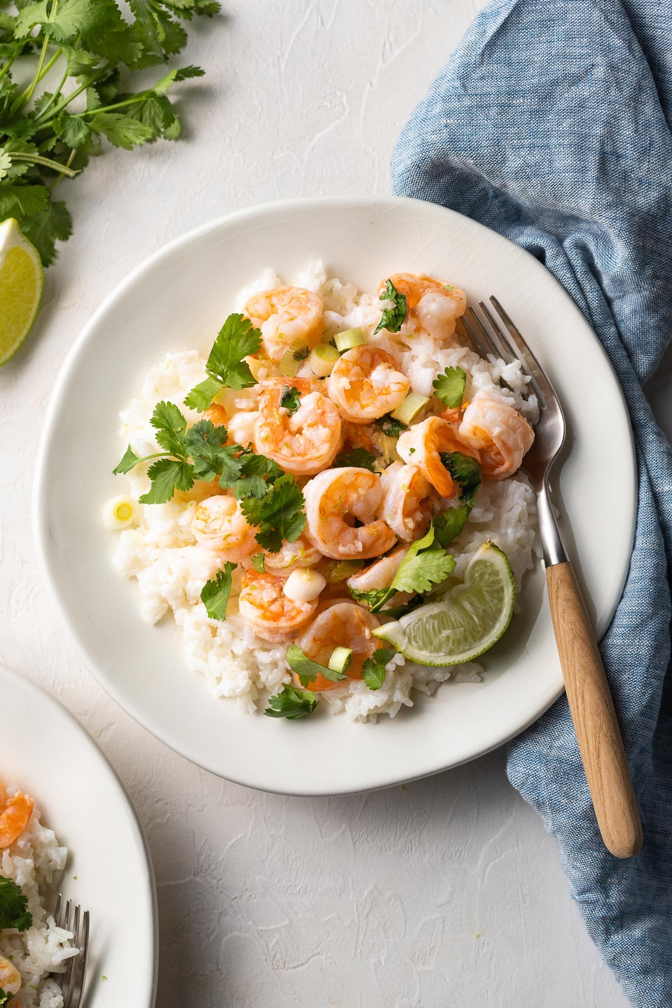 Garlic Lime Shrimp with Coconut Rice