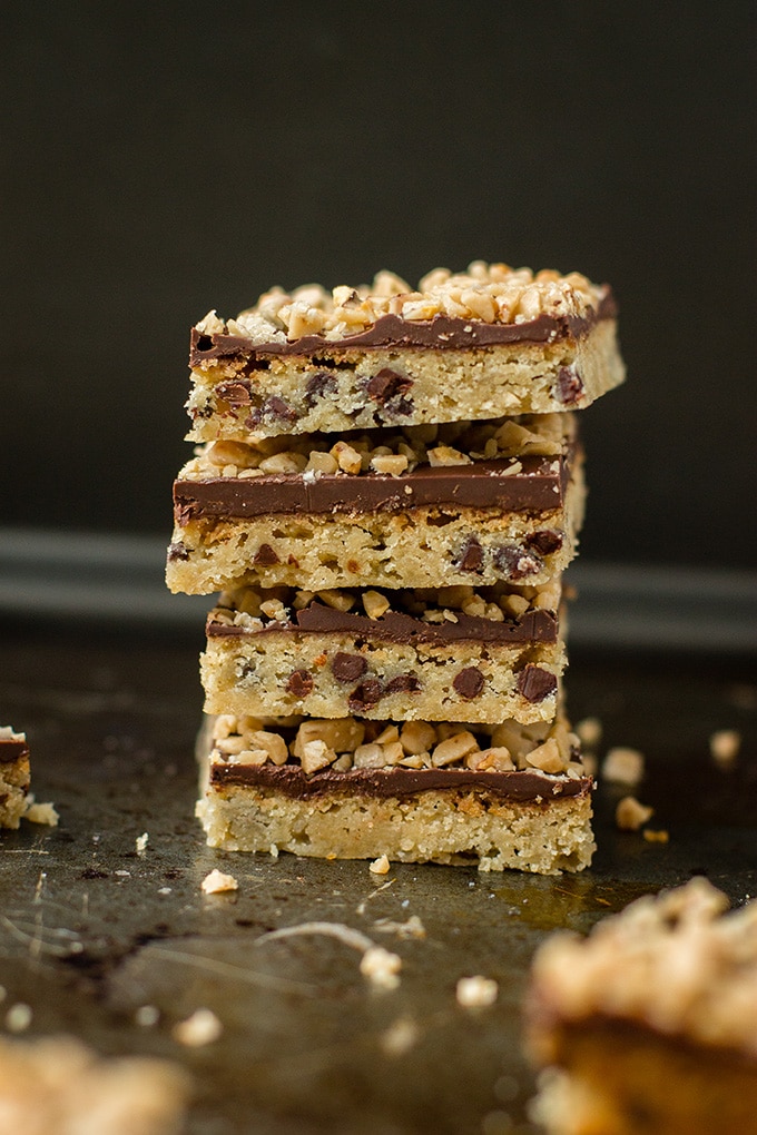 Toffee Chocolate Chip Shortbread Nourish and Fete