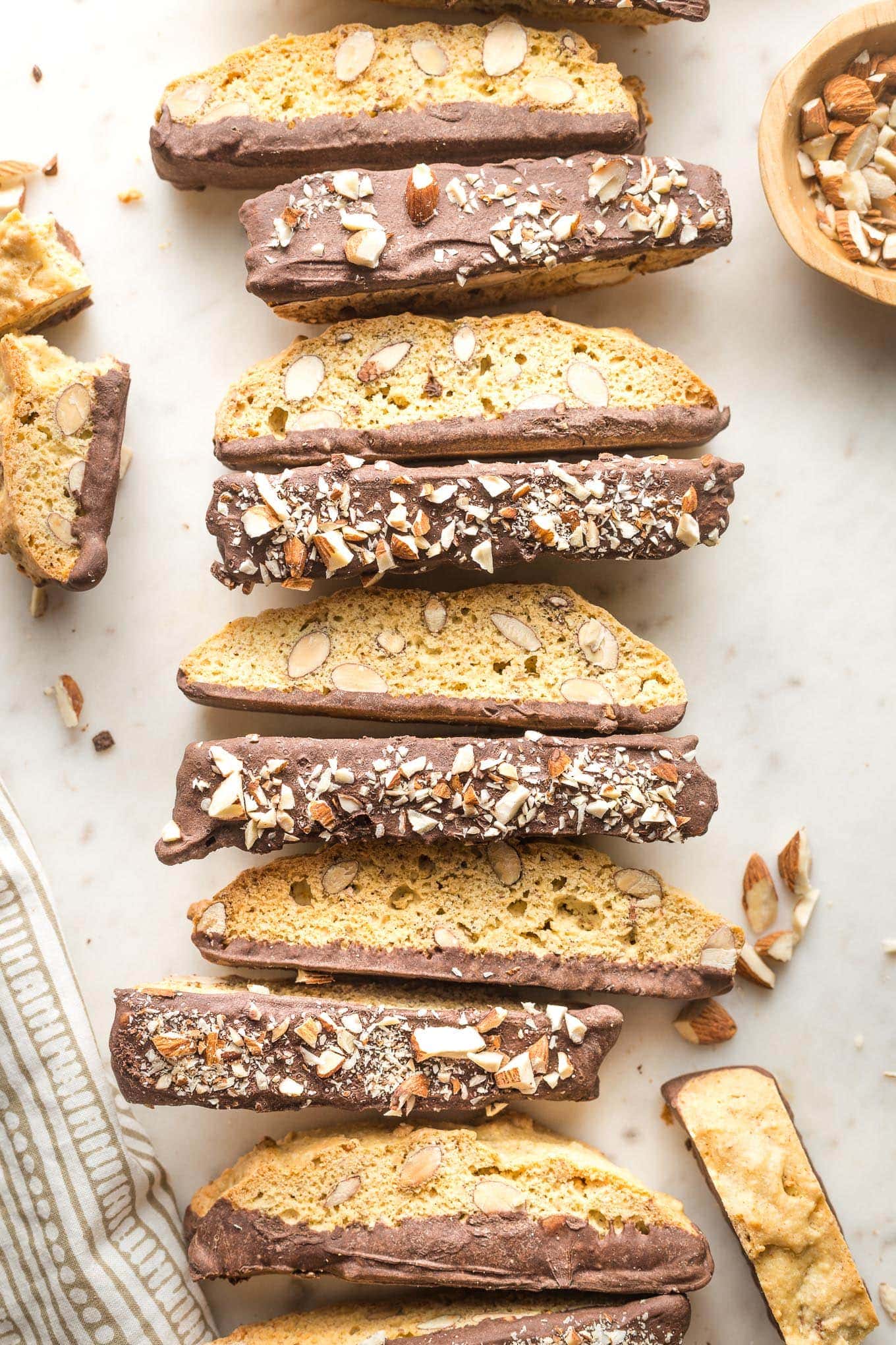 Almond Biscotti - Sip and Feast