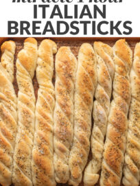 Learn how to make the most incredible soft breadsticks at home in just one hour. Once you see how delicious and easy these are, you'll crave your own homemade breadsticks all the time!