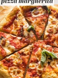 Craving a pizza night? This easy recipe for a Homemade Margherita Pizza works perfectly with a standard oven and everyday ingredients. The simple yet flavorful sauce and straightforward method will give you the confidence and the delicious results that make you want to make your own pizza over and over again.