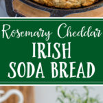 A savory Irish soda bread packed with fresh rosemary and sharp cheddar cheese makes the best St. Patrick's Day side or snack. #sodabread #irishsodabread #stpatricksday