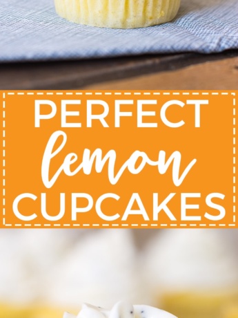 Perfect filled lemon cupcakes - a moist, light cupcake filled with sweet, creamy lemon curd and topped with poppyseed cream cheese frosting. Your perfect citrus dessert for spring and summer!
