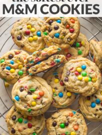 Soft and chewy Chocolate Chip Mini M&M Cookies are a timeless classic you'll absolutely love! This is the best recipe you can count on for super soft cookies brimming with chocolate and cheerful candies, the kind of cookie your kids will beg you to make time after time.