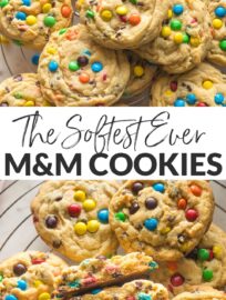 Soft and chewy Chocolate Chip Mini M&M Cookies are a timeless classic you'll absolutely love! This is the best recipe you can count on for super soft cookies brimming with chocolate and cheerful candies, the kind of cookie your kids will beg you to make time after time.