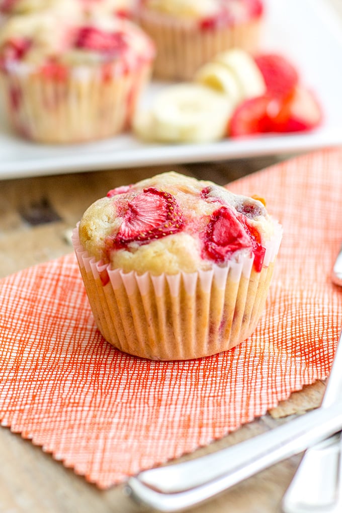 Luscious Strawberry Banana Muffins Nourish and Fete