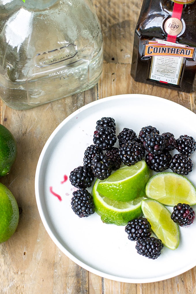 Blackberry lime margaritas are a great summer cocktail, and the perfect drink for your BBQ, cookout, or summer celebration.