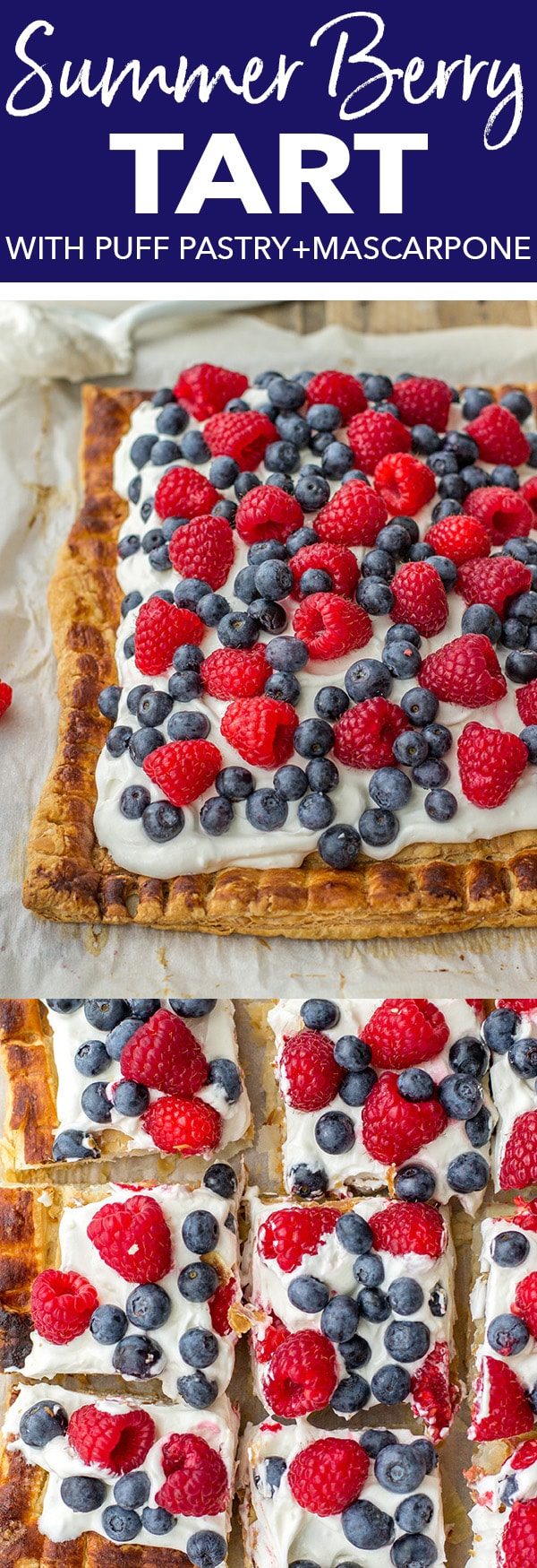 Mixed Berry Puff Pastry Tart with Mascarpone Nourish and Fete
