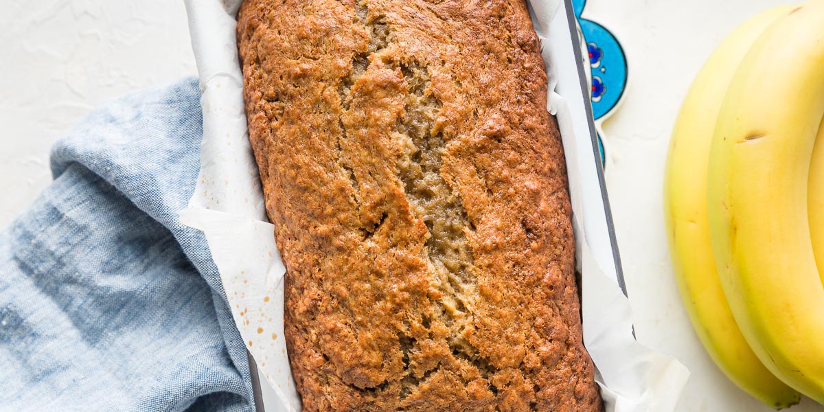 Five Banana Banana Bread (in one bowl!) - Nourish and Fete