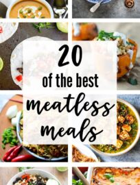 20 Of The Best Meatless Meals | A roundup of easy, delicious vegetarian dinner ideas | nourish-and-fete.com