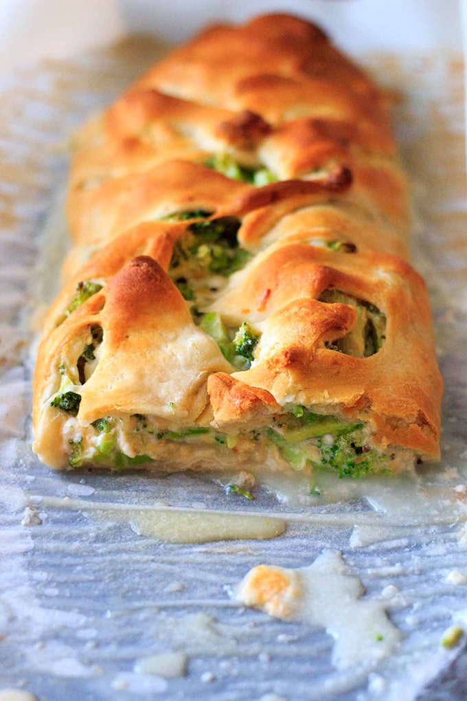 Broccoli crescent wrap - trialandeater.com