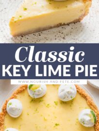 Count on this easy and reliable recipe for a classic Key Lime Pie with no fuss. The buttery graham cracker crust, creamy sweet-tart filling, and simple yet impressive garnishes come together for a spectacular dessert every time.