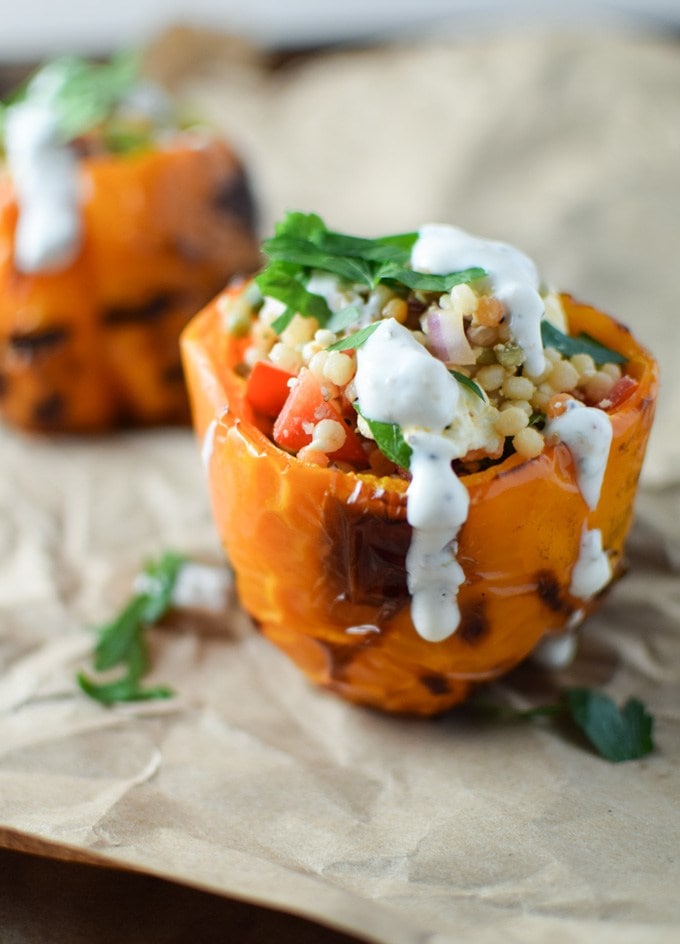 Stuffed grilled peppers - foodiegirlchiciago.com