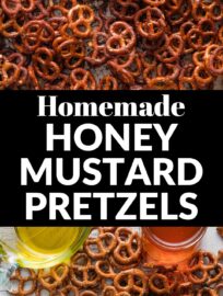 Homemade Honey Mustard Pretzels are so simple, tasty, and customizable -- perfect to make for snacking and sharing! Whip up a batch for game day, a holiday appetizer, or a casual neighborhood get-together.