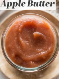 Instant Pot Apple Butter is easy to make and richly spiced with brown sugar, vanilla, cinnamon, cloves, and cardamom for an essential fall treat. Enjoy the apple butter as a spread on toast, mixed into oatmeal or yogurt, or baked into cinnamon rolls, French toast, or cookies. This is a fantastic way to use an excess of apples!