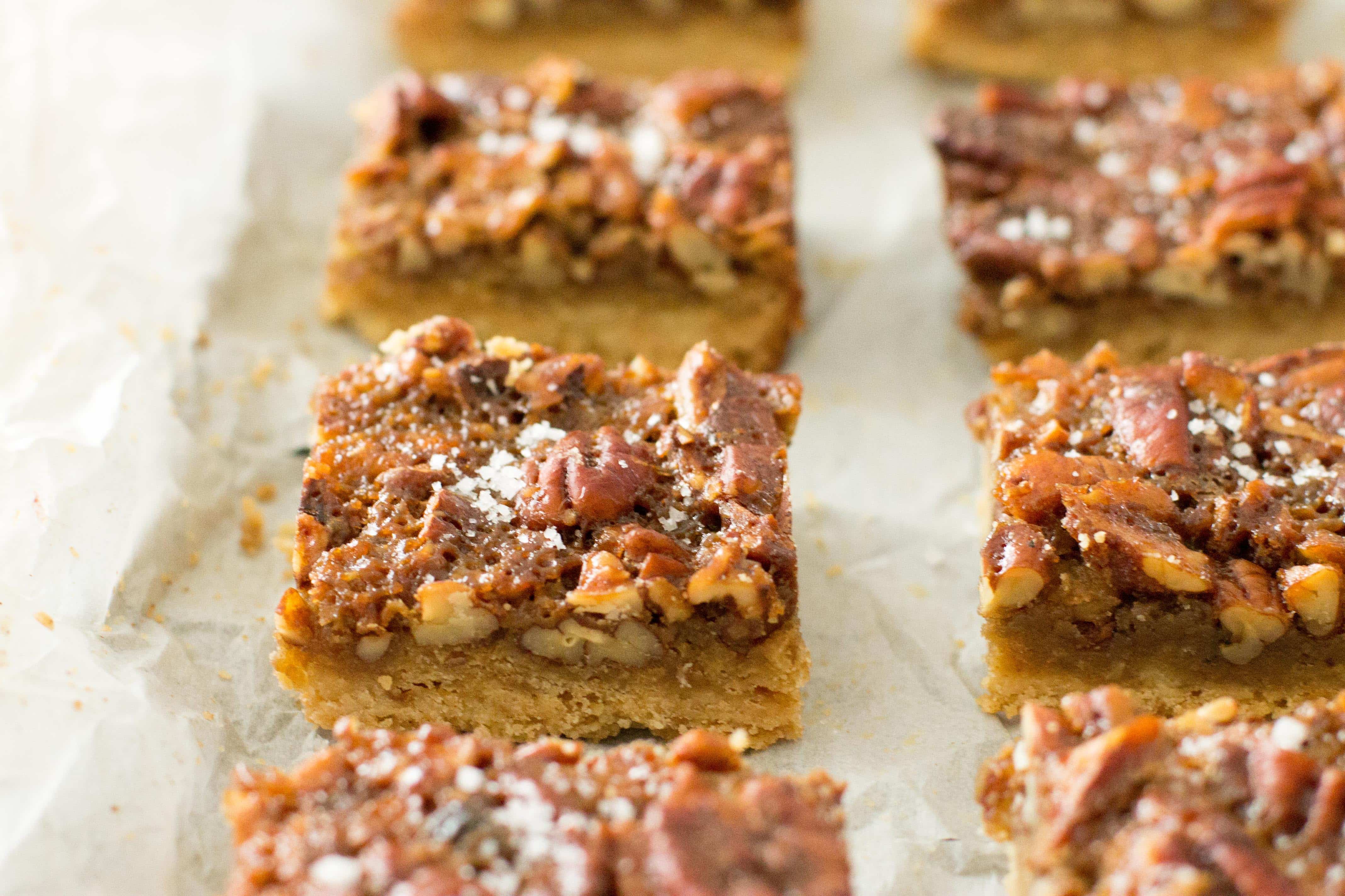 Browned butter pecan pie bars.