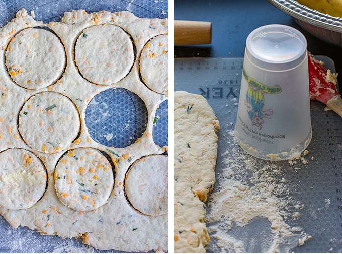 Rosemary cheddar buttermilk biscuits | Flaky, buttery layers, a perfect side for soup, chili, Thanksgiving, or any cozy meal. #thanksgivingsides #biscuits