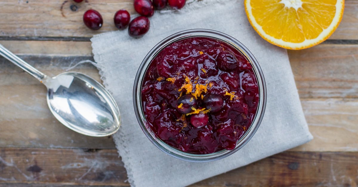 Simple Homemade Cranberry Sauce - Nourish + Fete
