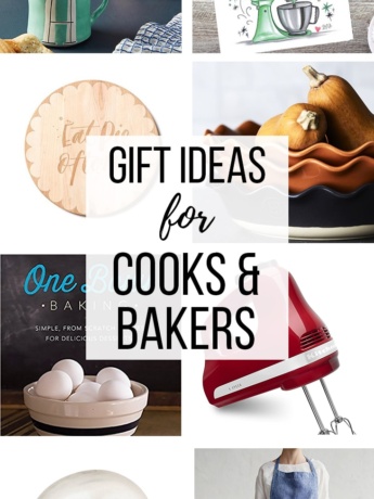 Gift ideas for cooks and bakers.