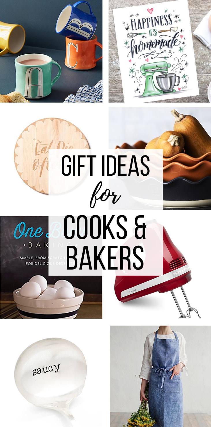 Gift ideas for cooks and bakers.