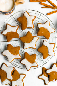 Gingerbread Star Cookies - Nourish and Fete