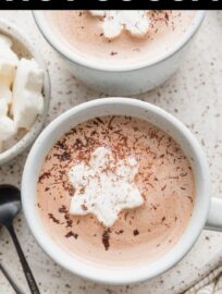 This easy Homemade Hot Cocoa Mix yields mugs that are extra rich and delicious. Make a big batch of the creamy base, then store in the refrigerator or freezer and scoop into mugs with warm milk for a warm treat on demand.