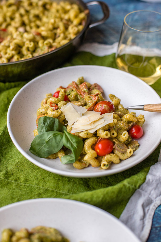 Classic Pesto Cavatappi Recipe Nourish and Fete