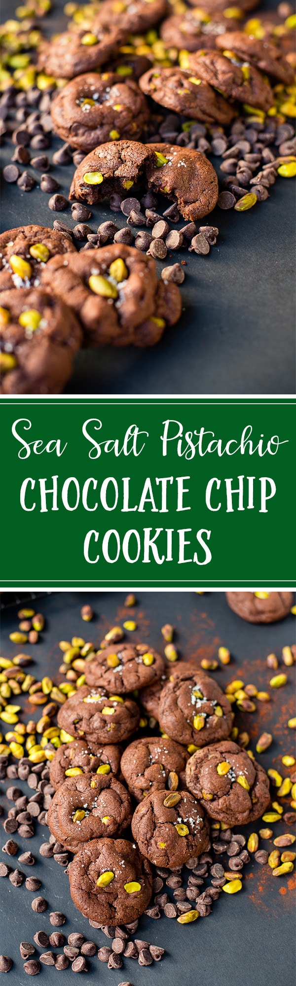 Sea Salt Pistachio Chocolate Chip Cookies Nourish and Fete
