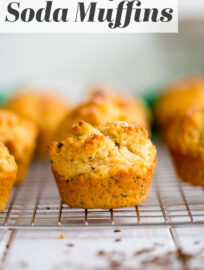 Caraway Irish soda bread muffins are so fast, easy, and delicious. Perfect for St. Patrick's Day breakfast, snacks, or sides!