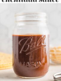 It only takes 10 minutes and a few basic ingredients to make a Homemade Red Enchilada Sauce that is full of the flavors you'd expect at your favorite Mexican restaurant. But be warned: make this once and you'll never want to buy over-priced, over-processed enchilada sauce at the store again!