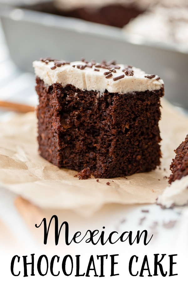 Mexican Chocolate Cake with Cinnamon Frosting Nourish