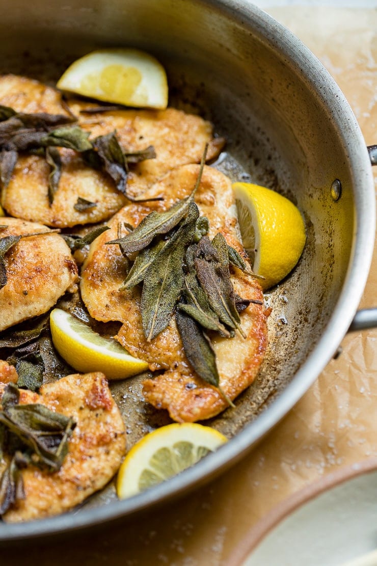 Brown Butter Sage Skillet Chicken Nourish Fete