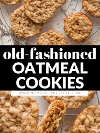 This recipe produces simple, buttery, old-fashioned oatmeal cookies with a hint of warm cinnamon, chewy centers, and lacy edges. They are easy to make -- no dough chilling required -- and perfect for a quick treat with coffee or a cold glass of milk!