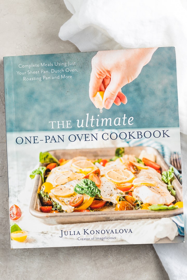 Photo of The Ultimate One-Pan Oven Cookbook by Julia Konovalova.