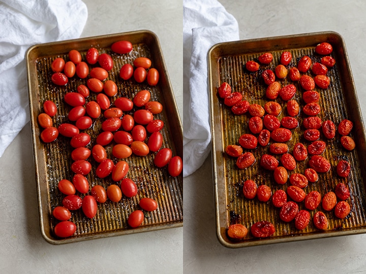 Gnocchi with Pesto and Charred Cherry Tomatoes Nourish and Fete
