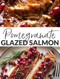 Glazed Pomegranate Salmon is the easiest yet most impressive 20-minute main dish. Incredibly beautiful but even more delicious, you'll hope for seconds!