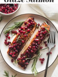 Glazed Pomegranate Salmon is the easiest yet most impressive 20-minute main dish. Incredibly beautiful but even more delicious, you'll hope for seconds!