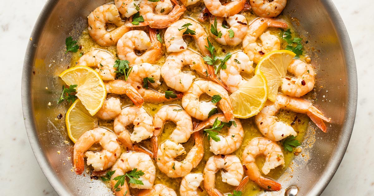 Easy Easy Garlic Butter Shrimp - Girl Carnivore