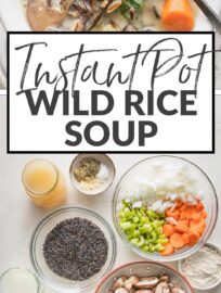 Creamy, hearty, and so good for you, this Instant Pot Wild Rice Soup will warm you from the inside out. It's got a rich broth, tender vegetables, and plenty of filling mushrooms and rice. And of course it's easy and hands-off to make!