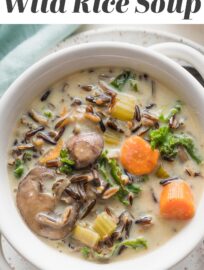Creamy, hearty, and so good for you, this Instant Pot Wild Rice Soup will warm you from the inside out. It's got a rich broth, tender vegetables, and plenty of filling mushrooms and rice. And of course it's easy and hands-off to make!