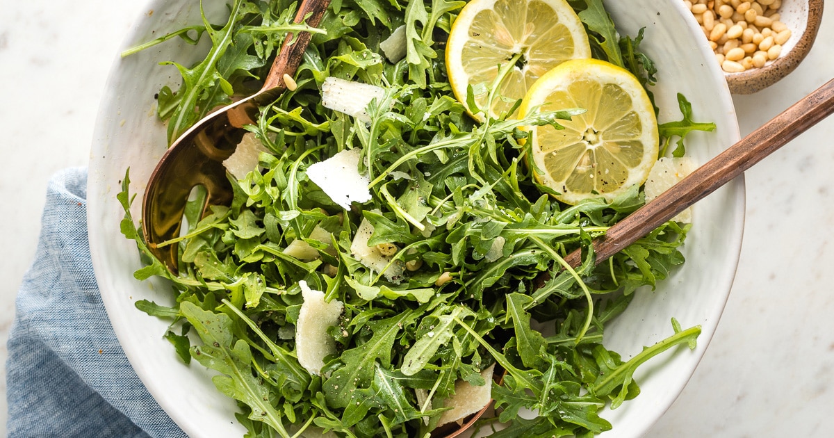 5-Minute Arugula Parmesan Salad