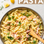 If you’re looking to impress for date night or dinner guests, this creamy pasta with smoked salmon recipe tastes special but is easy for even the beginner cook. #smokedsalmon #pastarecipe