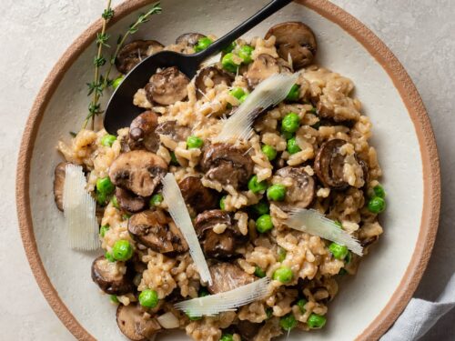 Instant pot mushroom pea risotto online
