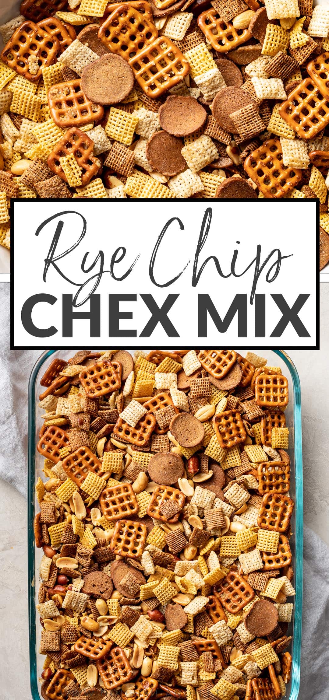 Irresistible Rye Chip Chex Mix Nourish and Fete