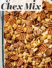 Crunchy, savory, and completely addictive, rye chip Chex mix is our favorite take on the original crowd-pleasing snack. We always make a big batch for the holidays, and it's a sure hit for tailgating, parties, or sharing with neighbors and friends any time.