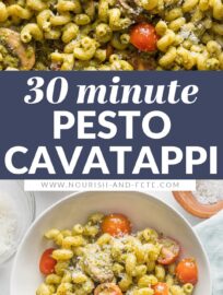 With this classic recipe for Pesto Cavatappi, a fan favorite Noodles & Company dish is unbelievably easy to re-create at home in just 25 minutes. This is tested and perfected for busy nights and family meals!