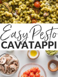 With this classic recipe for Pesto Cavatappi, a fan favorite Noodles & Company dish is unbelievably easy to re-create at home in just 25 minutes. This is tested and perfected for busy nights and family meals!