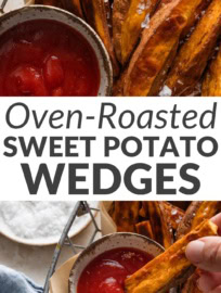 Roasted sweet potato wedges can be an actually transformative side dish—wildly easy to make, completely irresistible to eat. This is the method and seasoning mix that made me literally throw away my old recipe for sweet potato fries. The wedges yield crisp edges and melt-in-your-mouth interiors without fail.